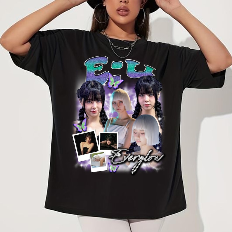 Eu Everglow Graphic Shirt Everglow 2025 Us Tour: Pulse & Hearshirt