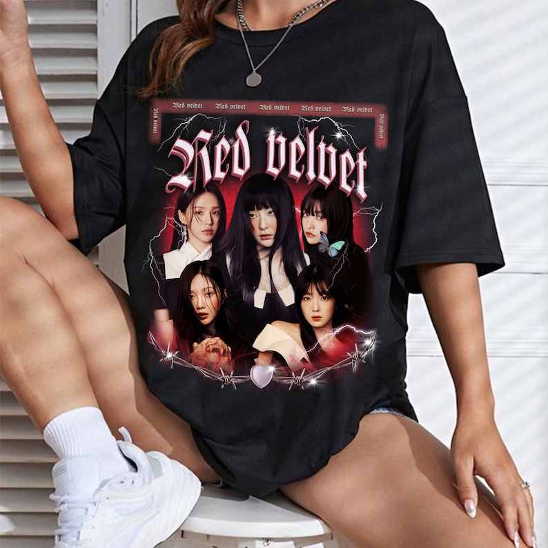 Red Velvet Graphic Shirt Red Velvet Chill Kill Album Shirt Chill Kill Album Vintage Shirt