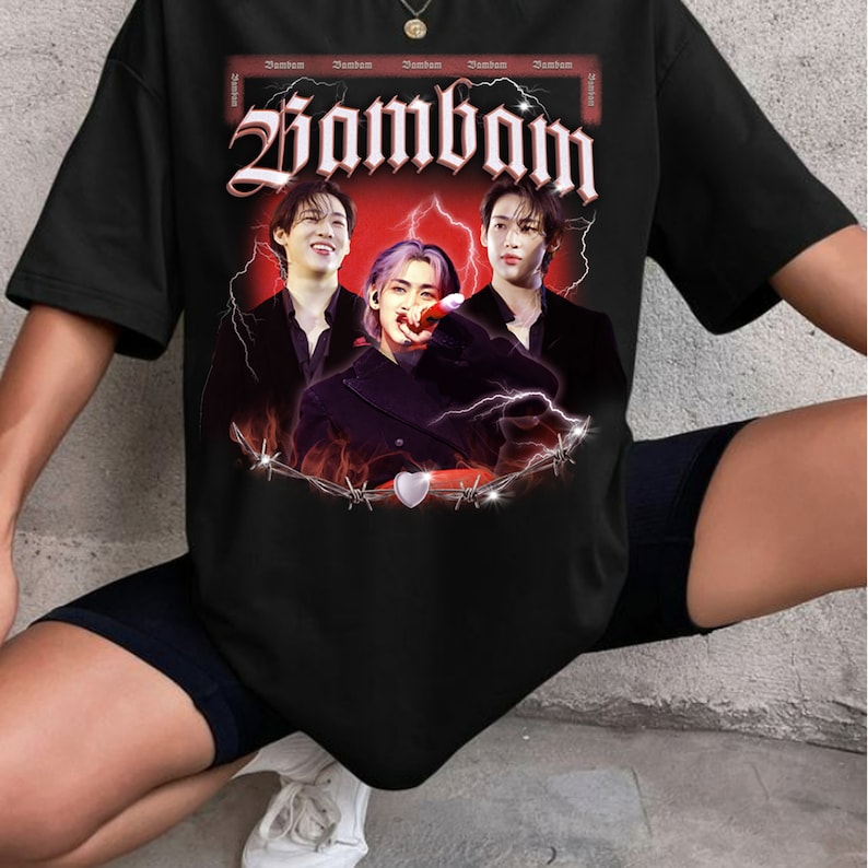 Retro Bambam Kpop Shirt Bambam The 1St World Tour Area52 Shirt Bambam Got7 Kpop Shirt