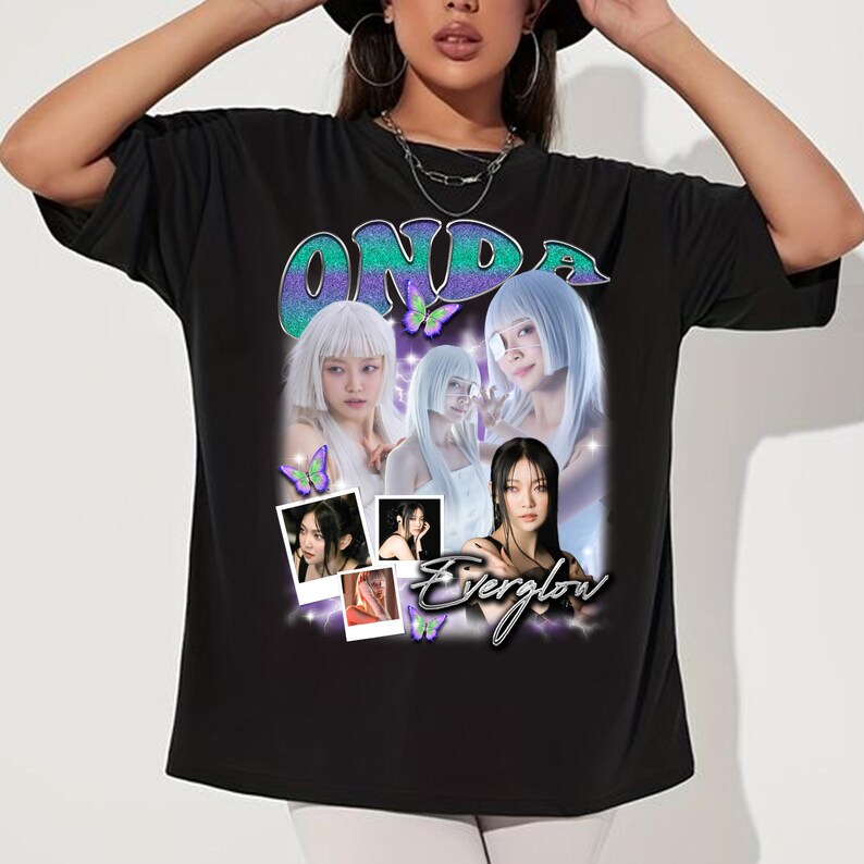 Onda Everglow Graphic Shirt Everglow 2025 Us Tour: Pulse & Hearshirt