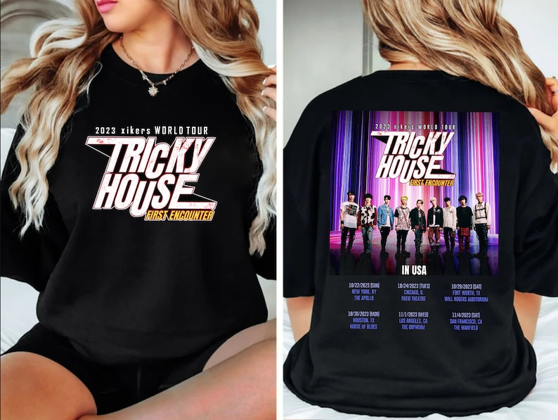 Xikers Tricky House Tour 2025 Sweashirt Tricky House First Encounter Shirt