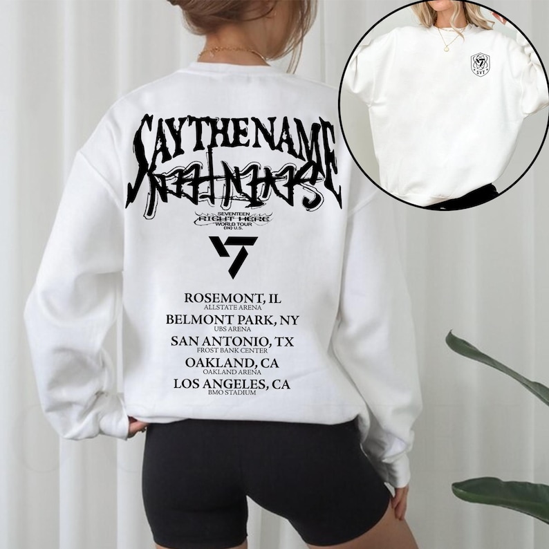 Sevenshirtn Right Here World Tour Sweashirt Sevenshirtn Spill The Feels Album Shirt