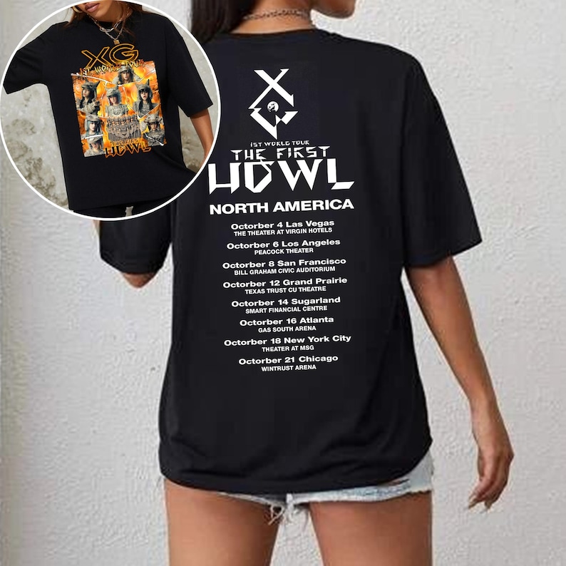 Xg The First Howl World Tour Shirt Xg Woke Up Shirt Xtraordinary Girls Shirt