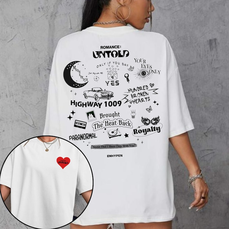 Enhypen Romance: Untold Album Tracklist Shirt Enhypen Love If You Say Shirt Enhypen Niki