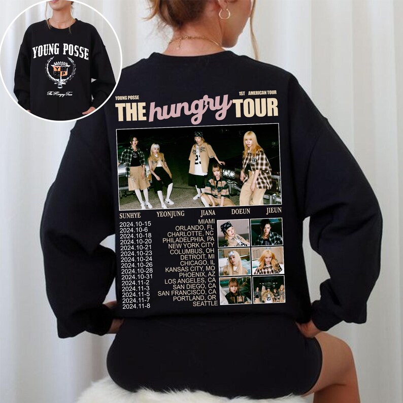 Young Posse The Hungry Tour Sweashirt Young Posse Ate That Album Shirt