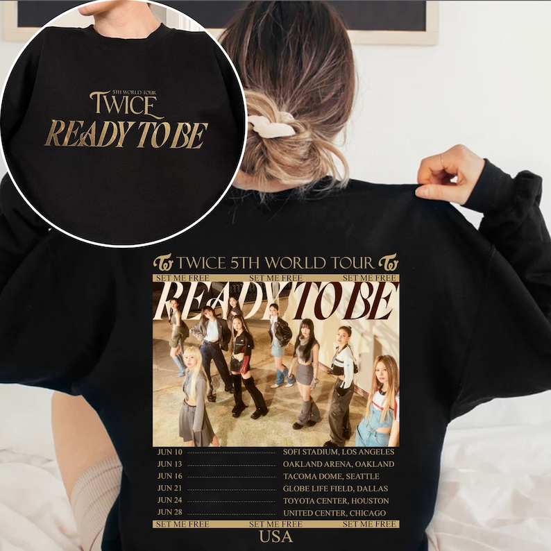 Ready To Be Sweashirt World Tour 2025 Shirt Kpop Shirt