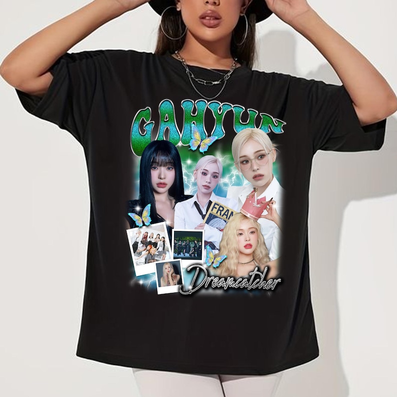 Gahyun Dreamcatcher Graphic Shirt Dreamcatcher Tour Luck Inside 7 Doors Shirt