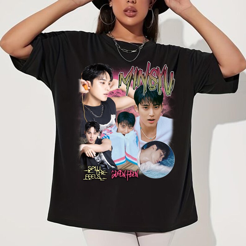 Mingyu Sevenshirtn Graphic Shirt Sevenshirtn Spill The Fells Album Shirt