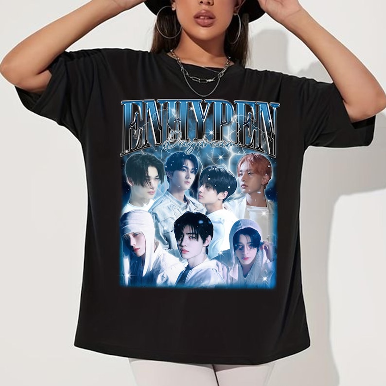 Enhypen Romance: Untold Daydream Graphic Shirt Enhypen Walk The Line World Tour Shirt