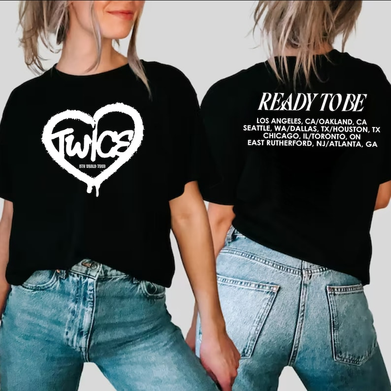 Ready To Be Tour 2025 Shirt 5Th World Tour Shirt Kpop Shirt