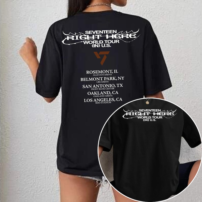 Sevenshirtn Right Here World Tour Shirt Sevenshirtn 17 Is Right Here Album Shirt