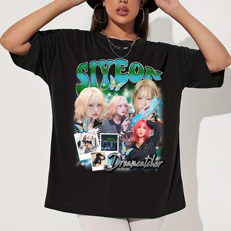 Siyeon Dreamcatcher Graphic Shirt Dreamcatcher Tour Luck Inside 7 Doors Shirt