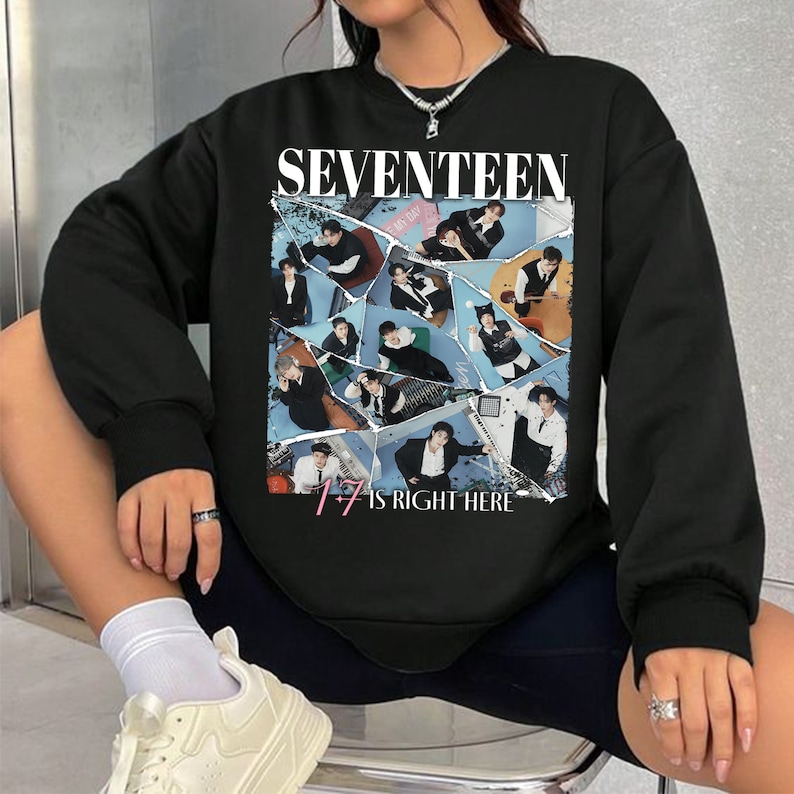 Sevenshirtn 17 Is Right Here Album Sweashirt Sevenshirtn Members Shirt