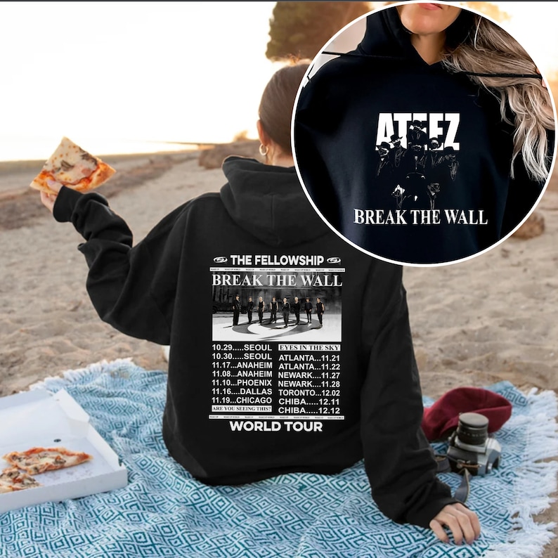 Ashirtz The Fellowship: Break The Wall Word Tour Hoodie Ashirtz Concert City Shirt Atiny Shirt