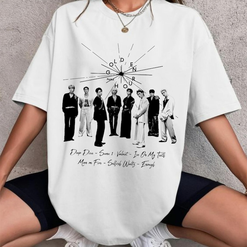 Ashirtz Golden Hour Part 2 Album Tracklist Shirt Ashirtz Kpop Shirt