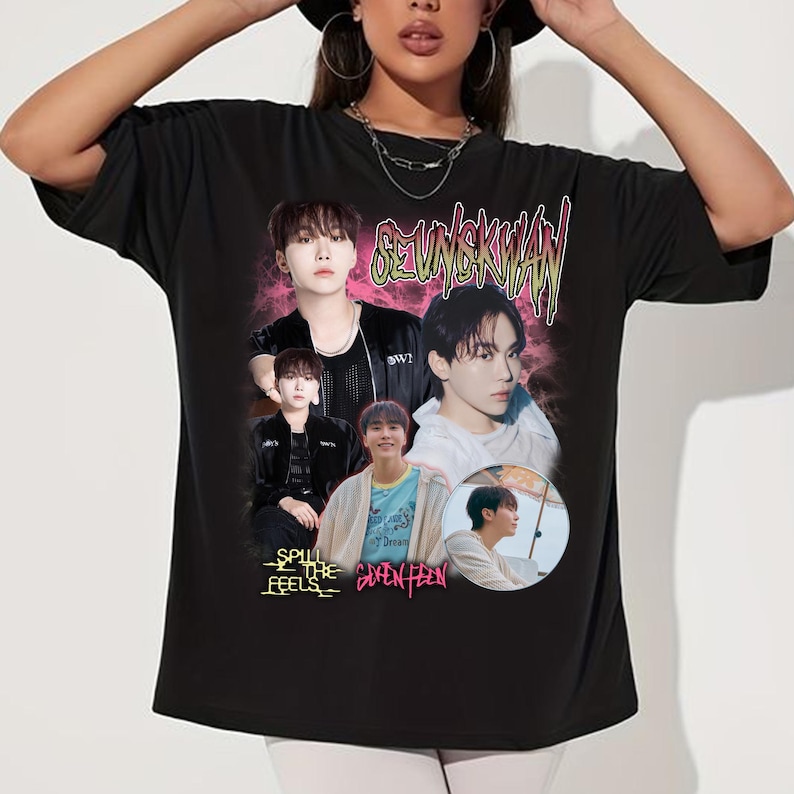 Seungkwan Sevenshirtn Graphic Shirt Sevenshirtn Spill The Fells Album Shirt