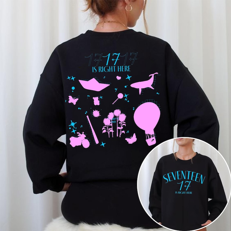 Sevenshirtn 17 Is Right Here Album Sweashirt Sevenshirtn Right Here World Tour Shirt
