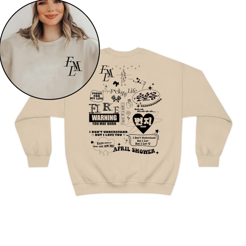 Sevenshirtn Fml Album Track List Sweashirt Sevenshirtn 10Th Mini Album Shirt