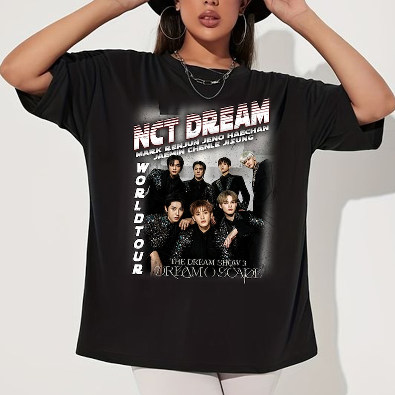 Nct Dream Graphic Shirt Nct Dream The Dream Show 3 Dream Scape World Tour Shirt