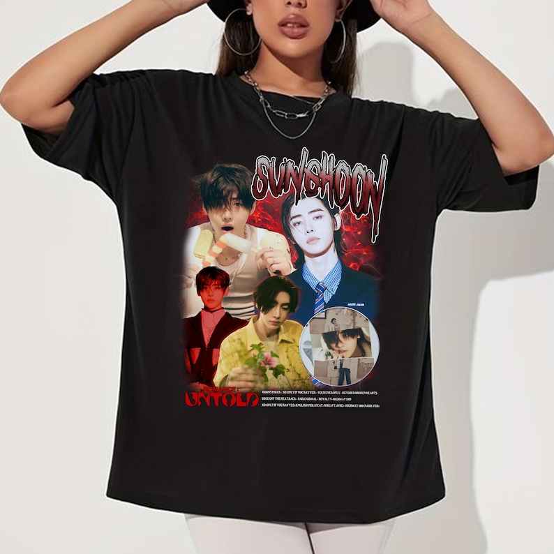 Vintage Sunghoon Enhypen Shirt Enhypen Romance: Untold Album Shirt