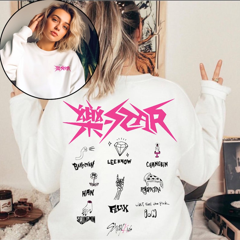 Stray Kids Rock-Star Album Sweashirt Stray Kids -Star Shirt Stray Kids Skz Shirt
