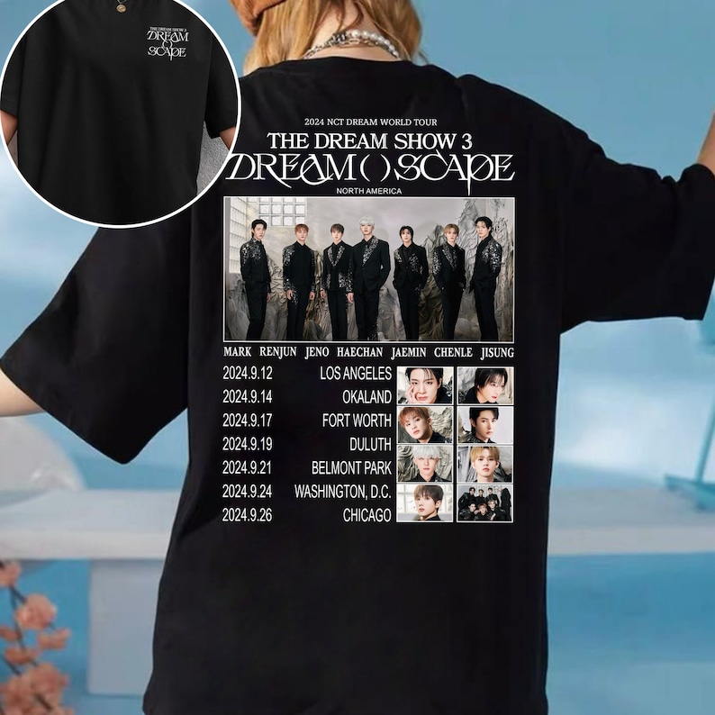 Nct Dream The Dream Show 3 Dream Scape World Tour Shirt Dream Scape Album Shirt