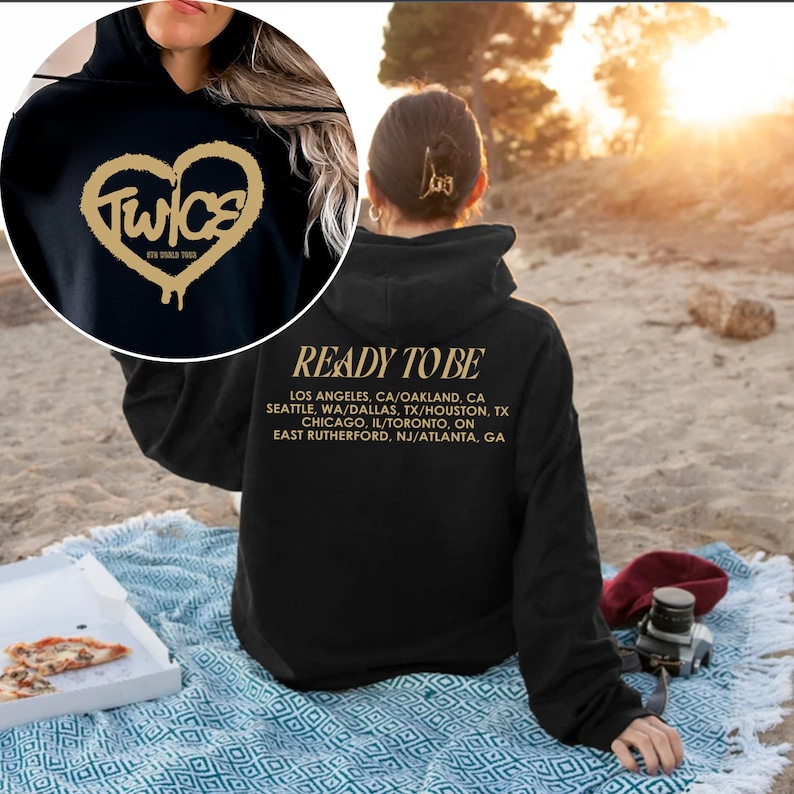 Ready To Be Tour 2025 Hoodie 5Th World Tour Shirt Kpop Shirt