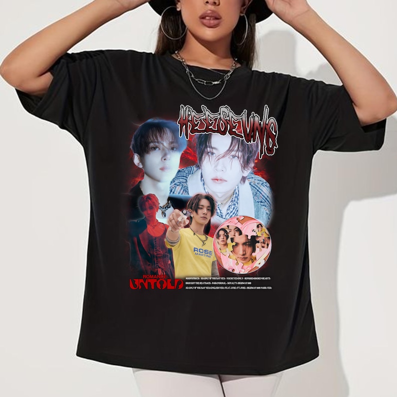 Vintage Heeseung Enhypen Shirt Enhypen Romance: Untold Album Shirt