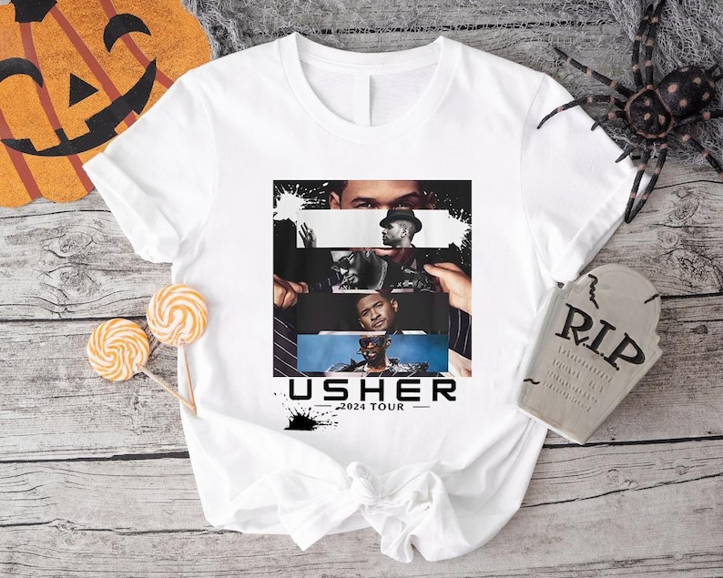Usher 2025 Tour Shirt Usher World Tour Shirt Usher Past Present Future World Tour Shirt