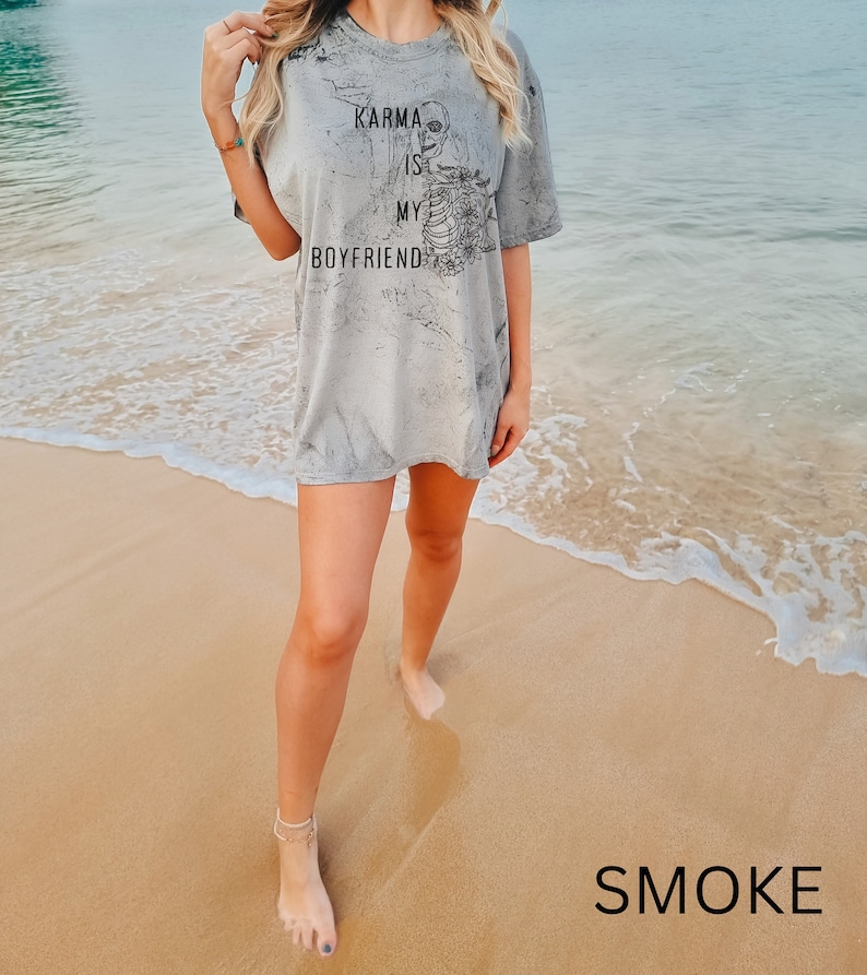 Karma Is My Boyfriend Retro Halloween Shirt