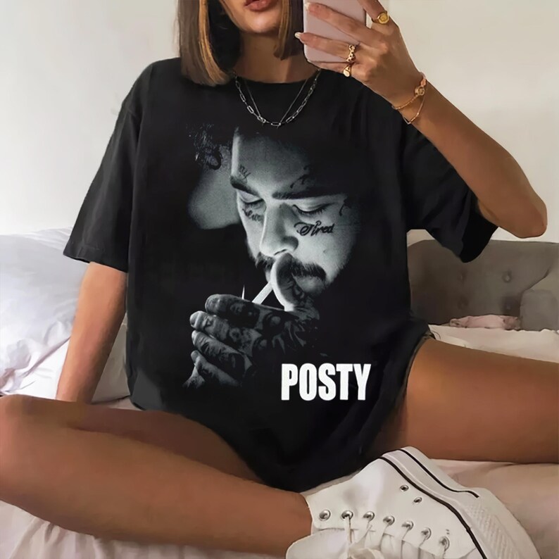 Vintage Post Malone 90S Rap Shirt Retro Posty Rap Shirt Post Malone Merch Shirt