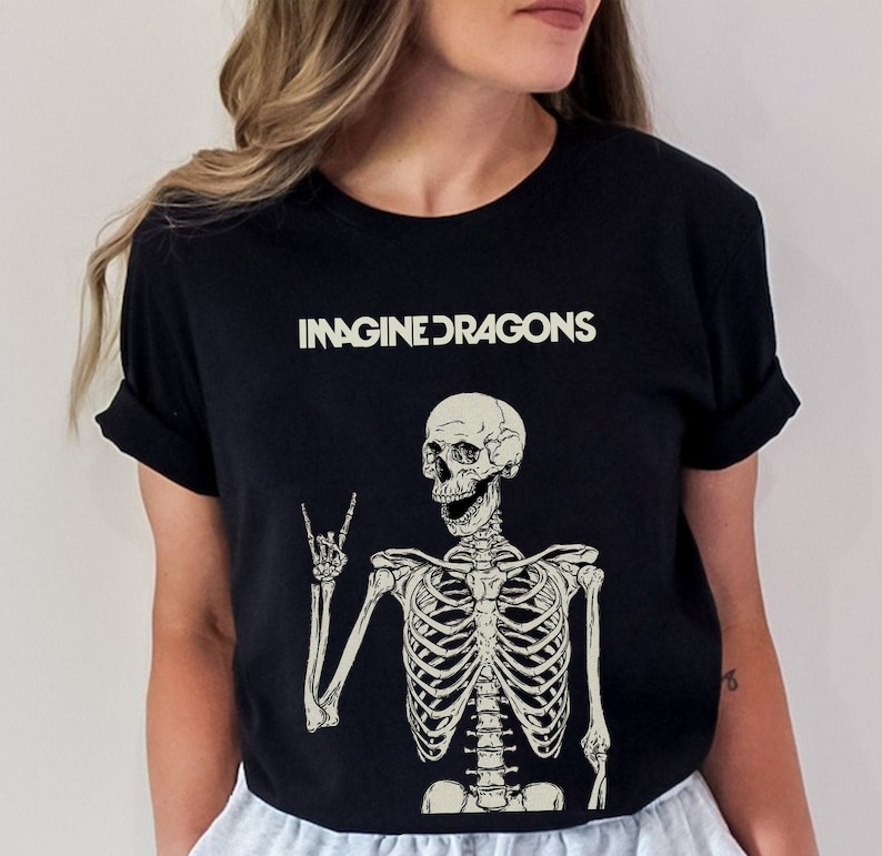 Funny Skeleton Imagine Dragons Shirt Imagine Dragons Shirt