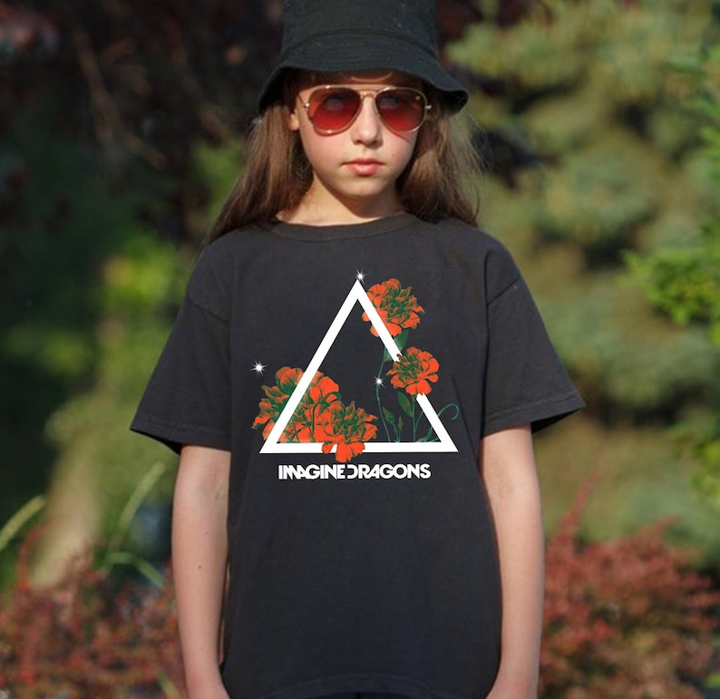 Vintage Imagine Dragons Floral Shirt Imagine Dragons Shirt
