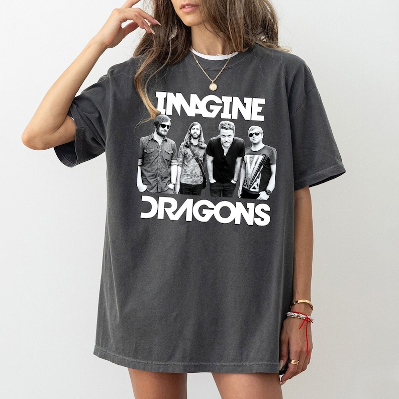 Vintage Imagine Dragons Music Band Shirt Imagine Dragons Member Shirt