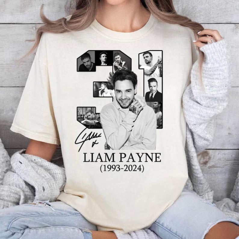 Liam Payne Thank You For The Memories Shirt Rest In Peace Liam Payne Vintage Black Shirt
