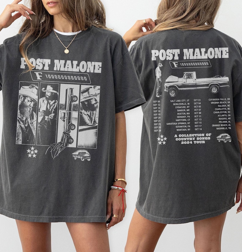 Post Malone Tour Shirt Vintage Post Malone Shirt Post Malone The F-1 Trillion Album Shirt