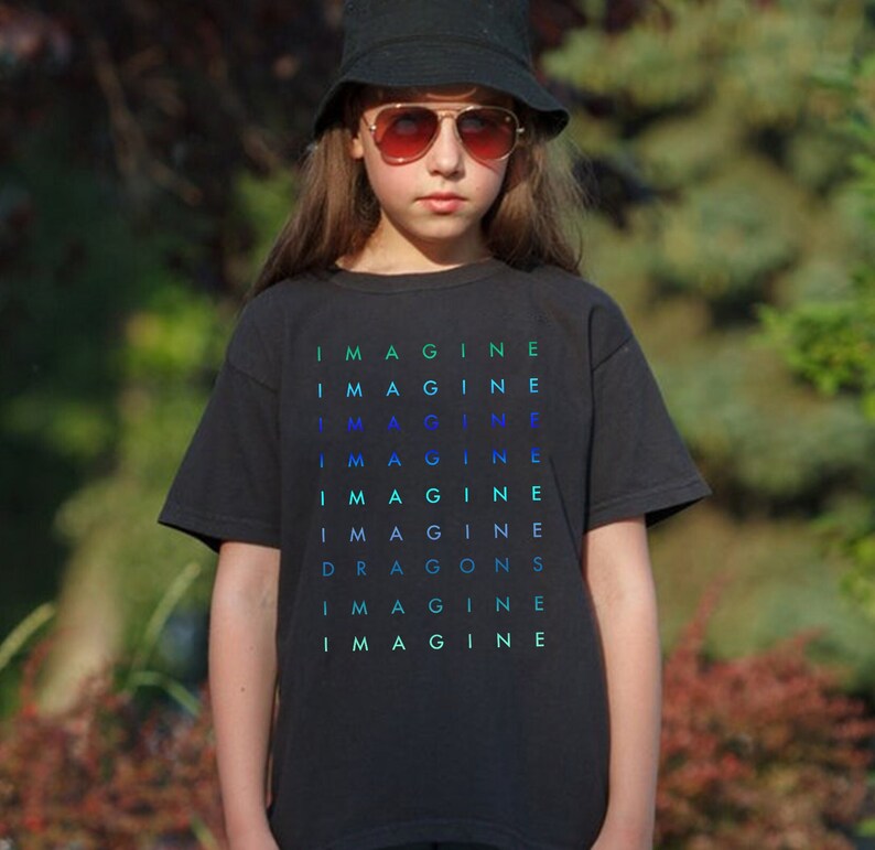 Vintage Imagine Dragons Font Style Shirt Imagine Dragons Shirt