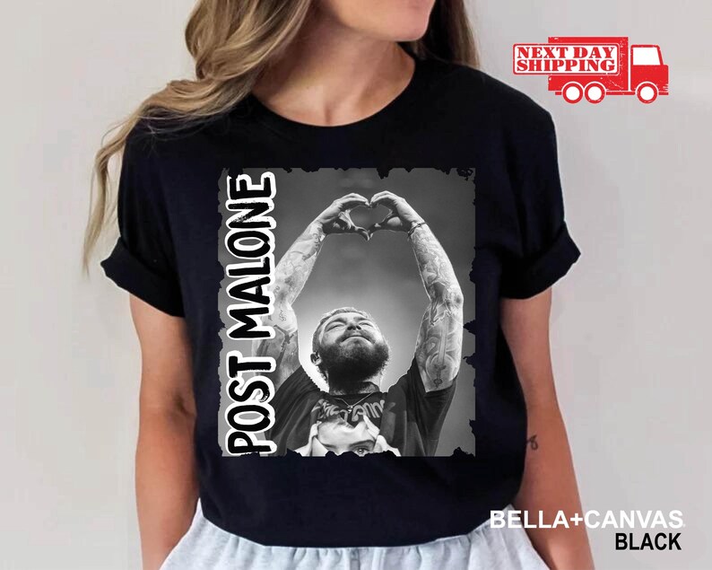 Vintage Post Malone Shirt Malone Rap Music Shirt Post Malone F1 Trillion Tour Shirt