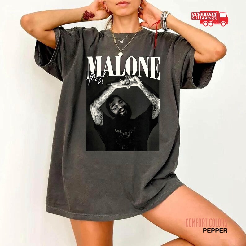 Vintage Post Malone Shirt Malone Rap Music Shirt F1 Trillion Tour Shirt