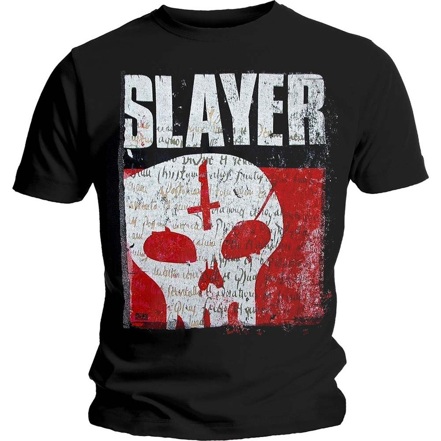 T-Shirt Slayer Unisex Undisputed Attitude Skull