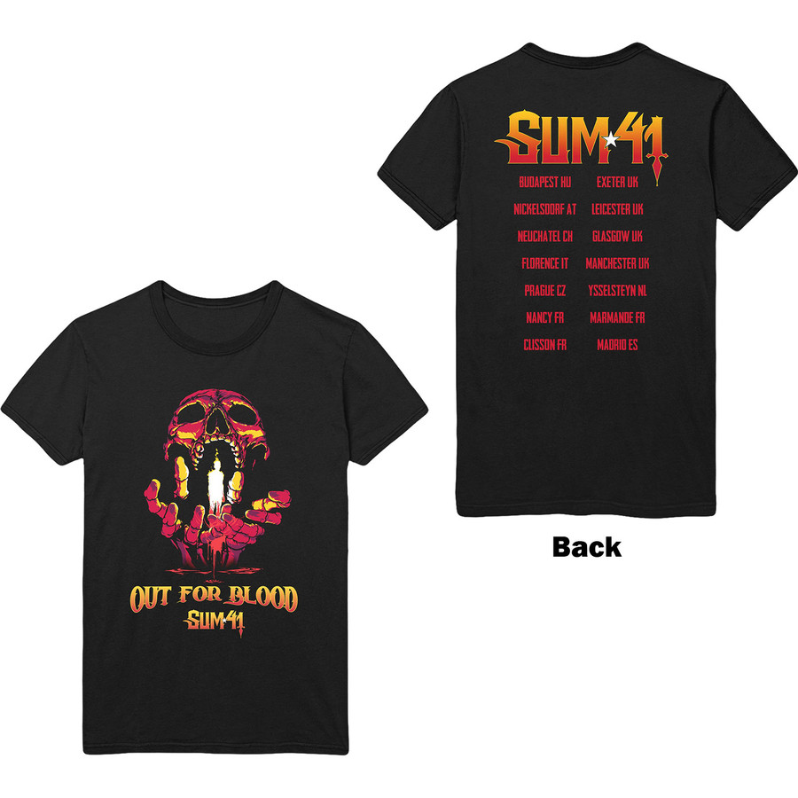 T-Shirt Sum 41 Unisex Out For Blood (Back Print)