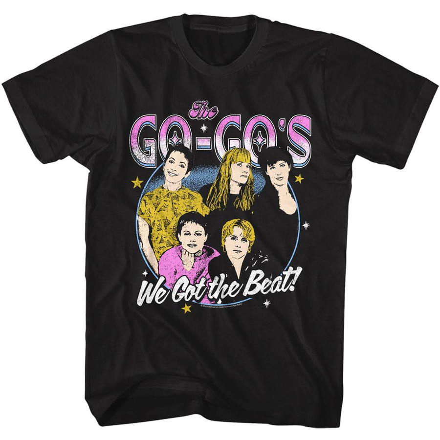 T-Shirt The Go-Go's We Got The Beat Black Adult