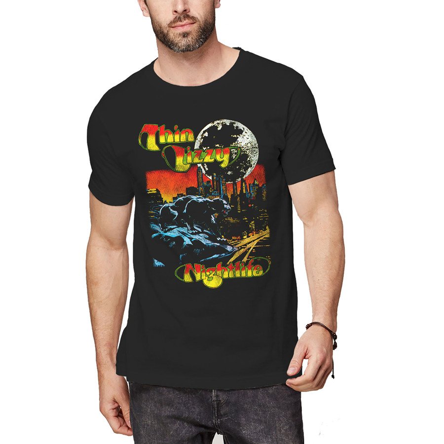T-Shirt Thin Lizzy Unisex Nightlife Colour