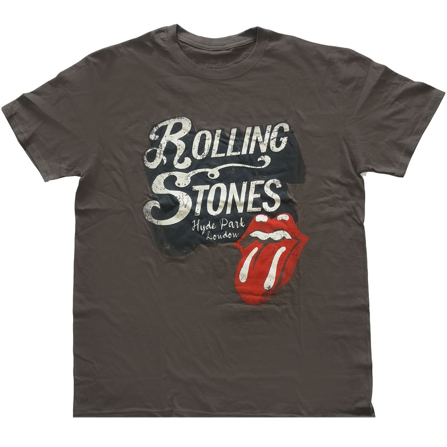 T-Shirt The Rolling Stones Unisex Hyde Park Charcoal