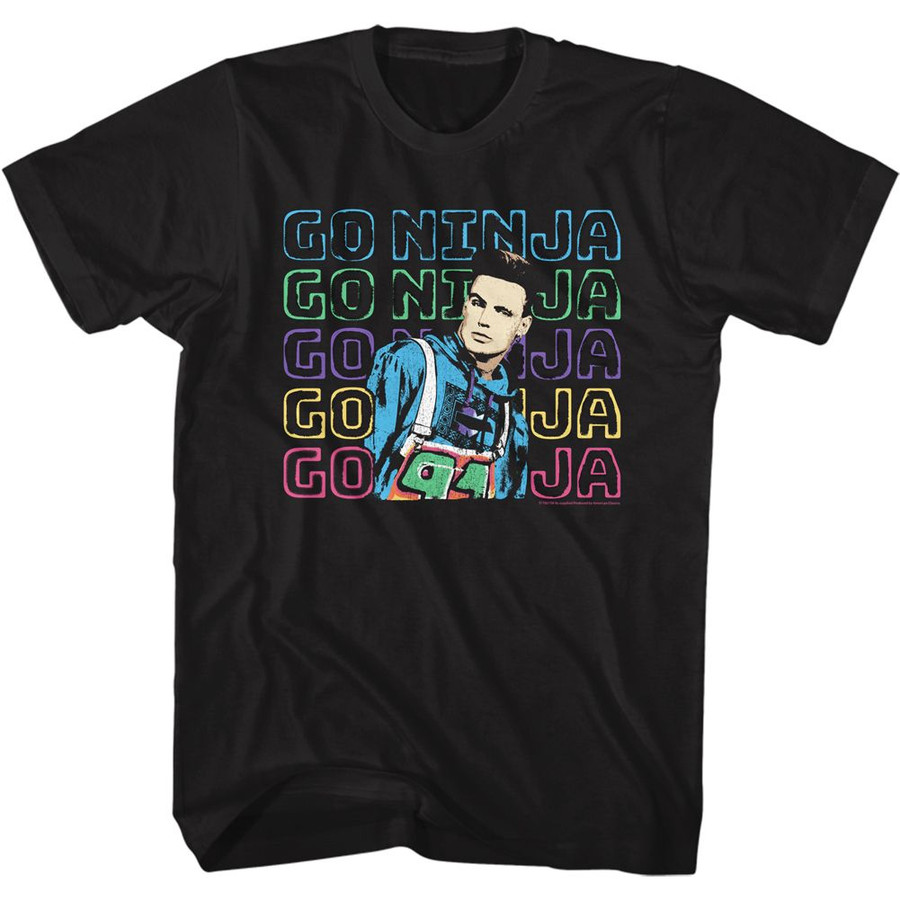 T-Shirt Vanilla Ice Go Ninja Black Adult