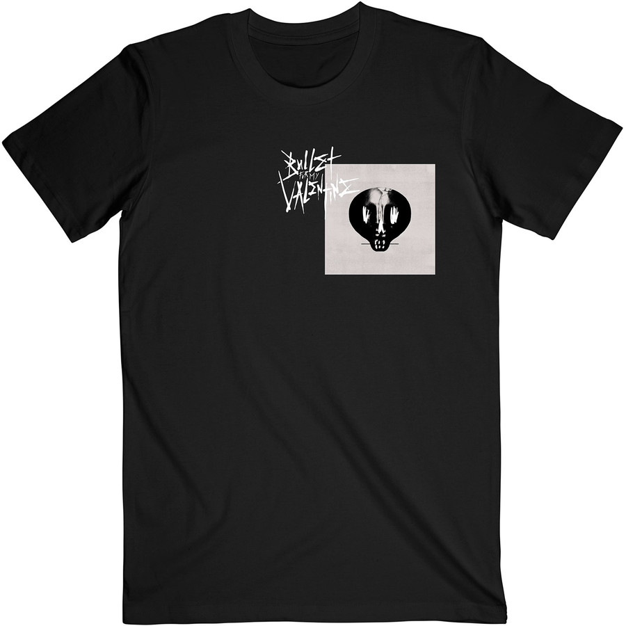 T-Shirt Bullet For My Valentine Unisex Album Cropped & Logo Black
