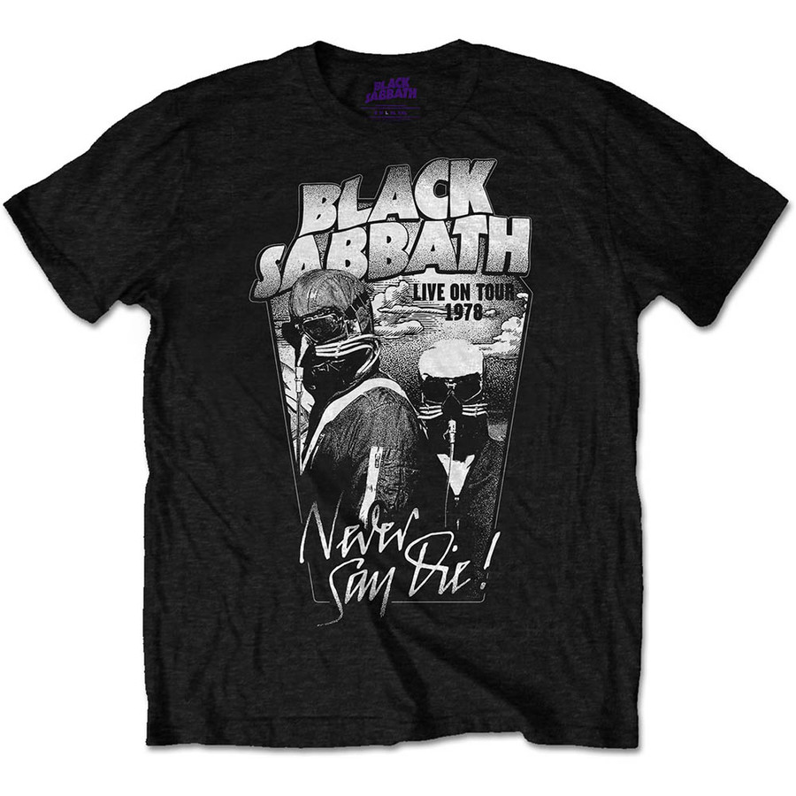 T-Shirt Black Sabbath Unisex Never Say Die