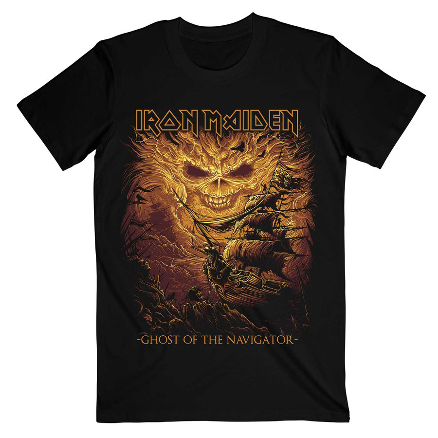 T-Shirt Iron Maiden Unisex Ghost of the Navigator