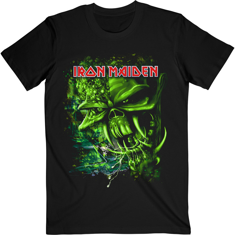 T-Shirt Iron Maiden Unisex Final Frontier Green