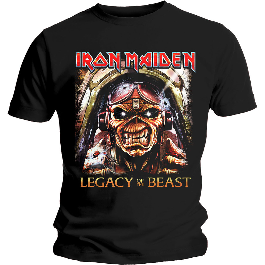 T-Shirt Iron Maiden Unisex Legacy Aces